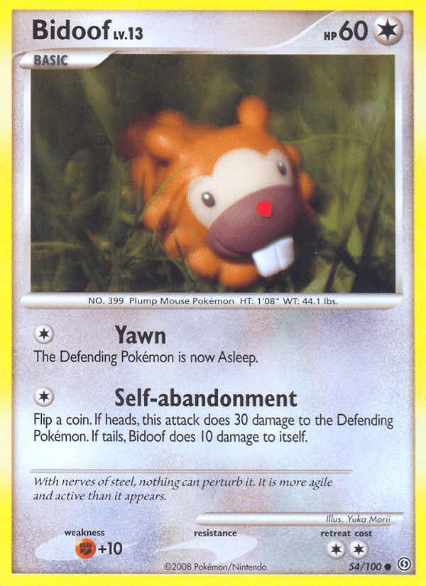 Bidoof, kortbilde fra pokemontcg.io