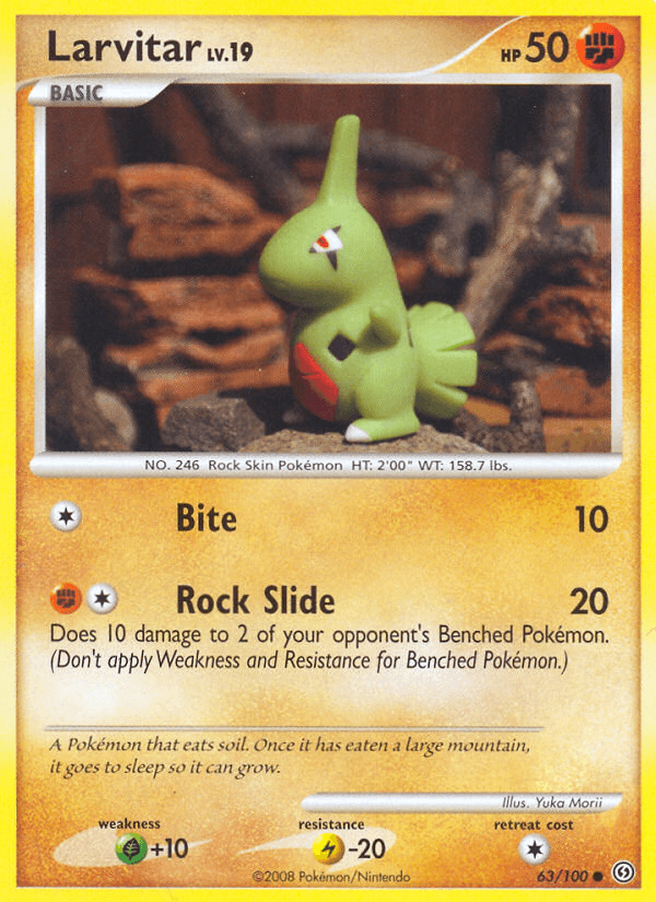 Larvitar, kortbilde fra pokemontcg.io