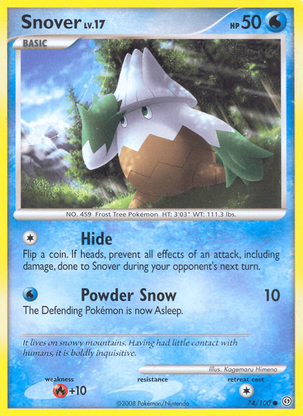 Snover, kortbilde fra pokemontcg.io