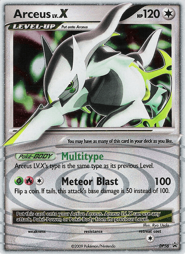 Arceus LV.X, kortbilde fra pokemontcg.io