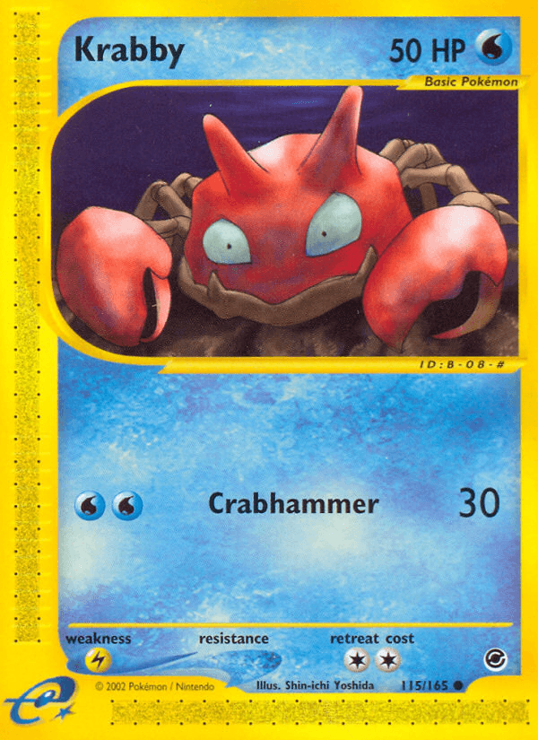 Krabby, kortbilde fra pokemontcg.io