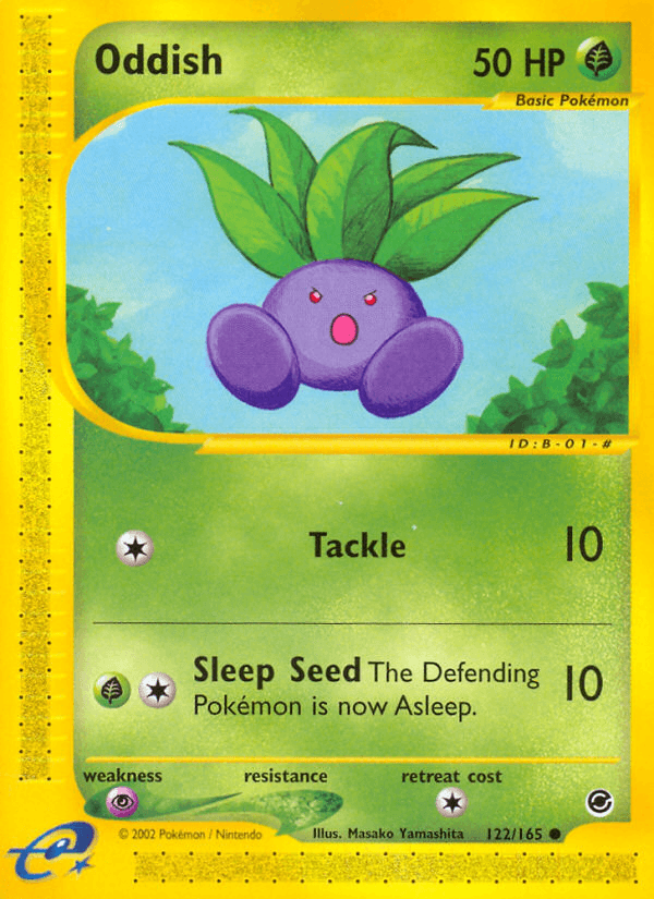 Oddish, kortbilde fra pokemontcg.io