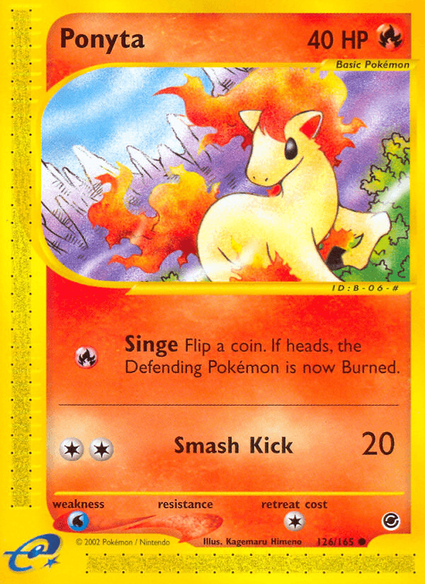 Ponyta, kortbilde fra pokemontcg.io
