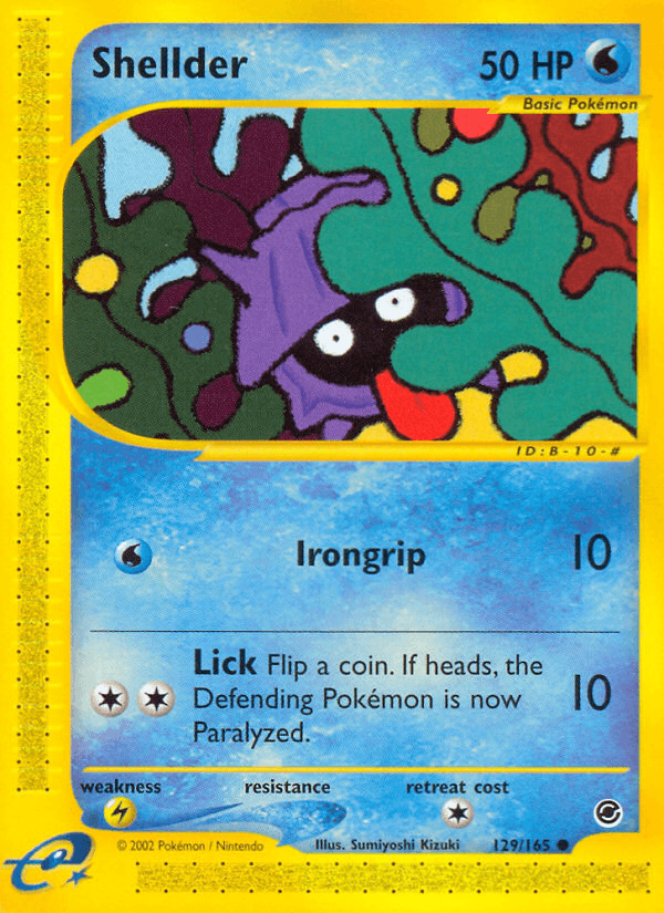 Shellder, kortbilde fra pokemontcg.io