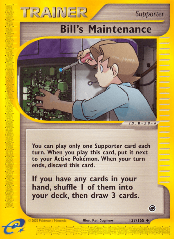 Bill's Maintenance, kortbilde fra pokemontcg.io