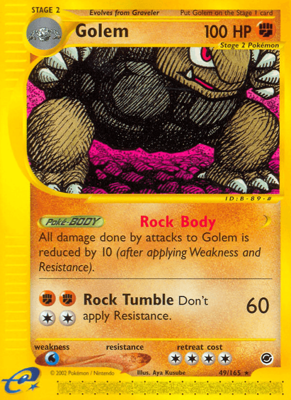 Golem, kortbilde fra pokemontcg.io
