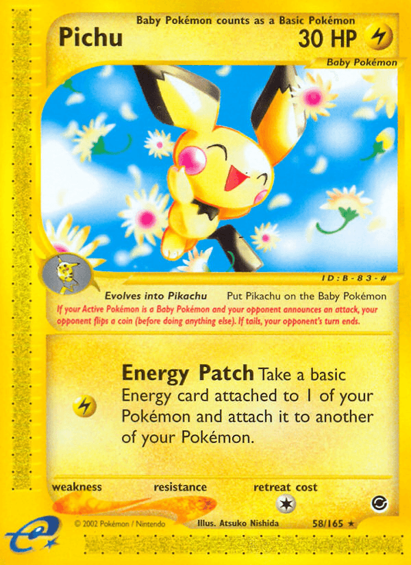 Pichu, kortbilde fra pokemontcg.io