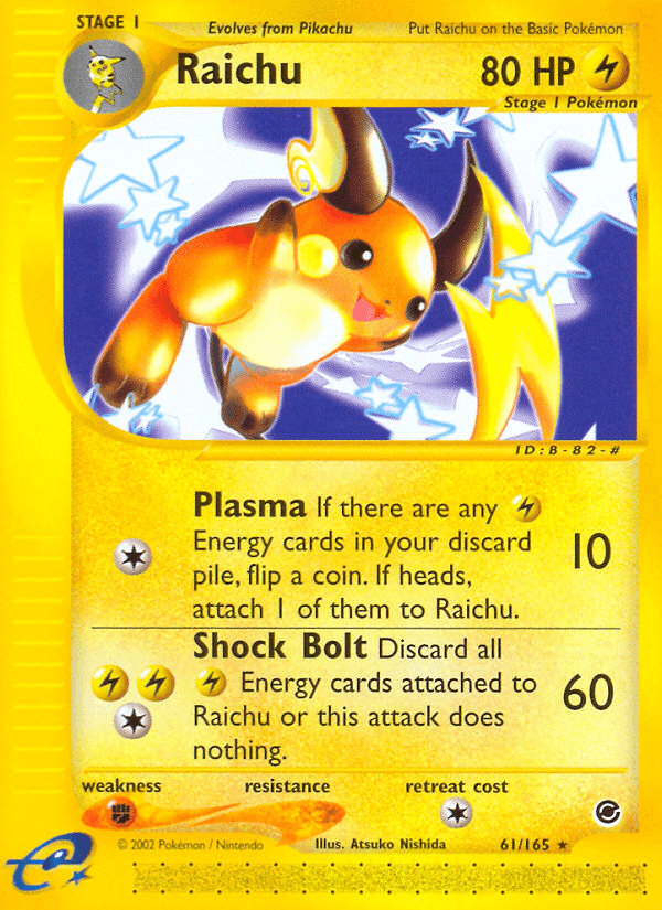 Raichu, kortbilde fra pokemontcg.io