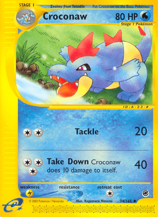 Croconaw, kortbilde fra pokemontcg.io
