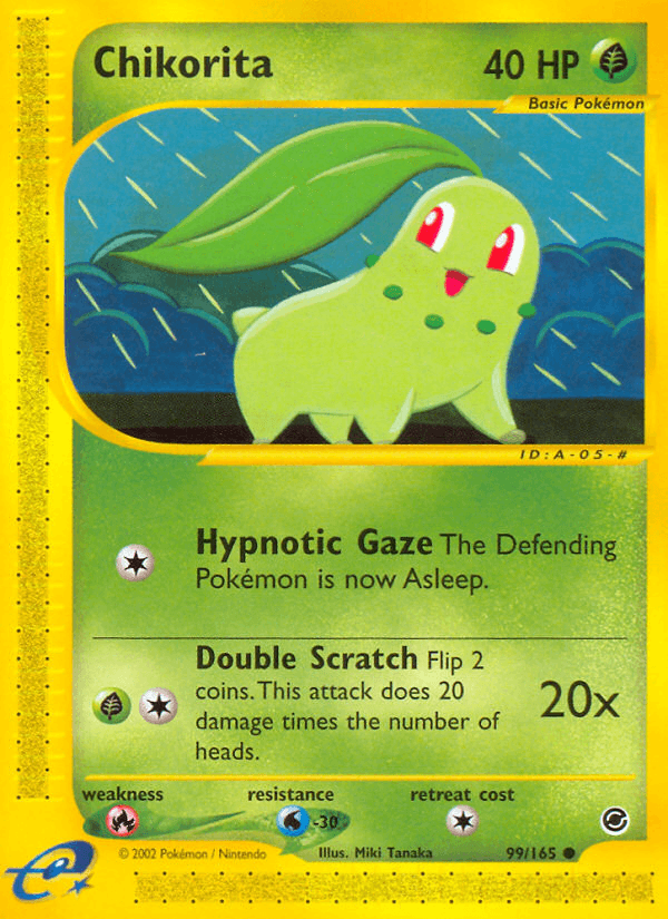 Chikorita, kortbilde fra pokemontcg.io