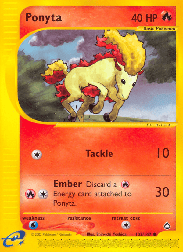 Ponyta, kortbilde fra pokemontcg.io