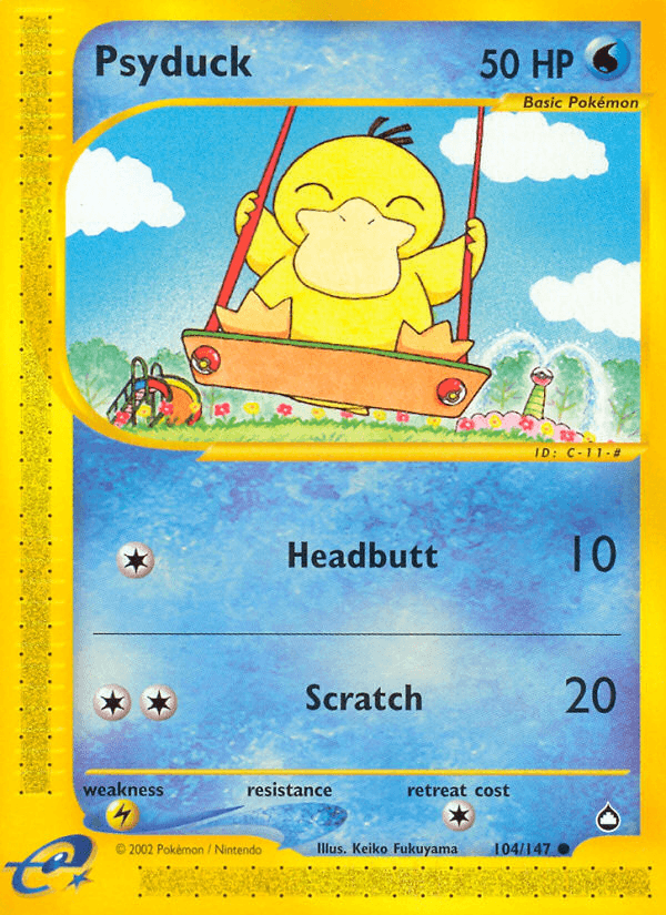 Psyduck, kortbilde fra pokemontcg.io