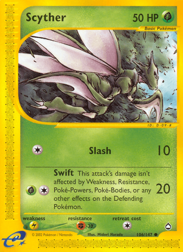 Scyther, kortbilde fra pokemontcg.io