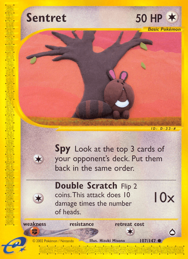Sentret, kortbilde fra pokemontcg.io
