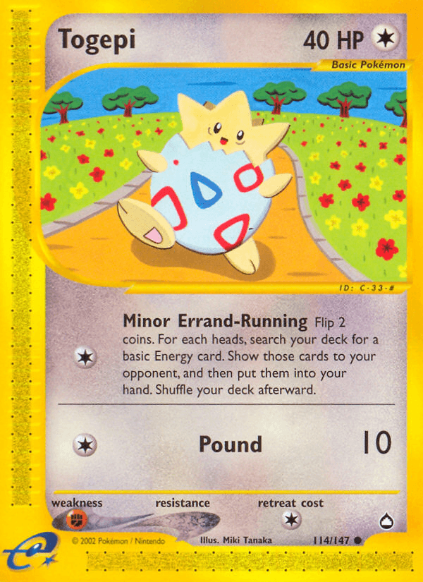 Togepi, kortbilde fra pokemontcg.io