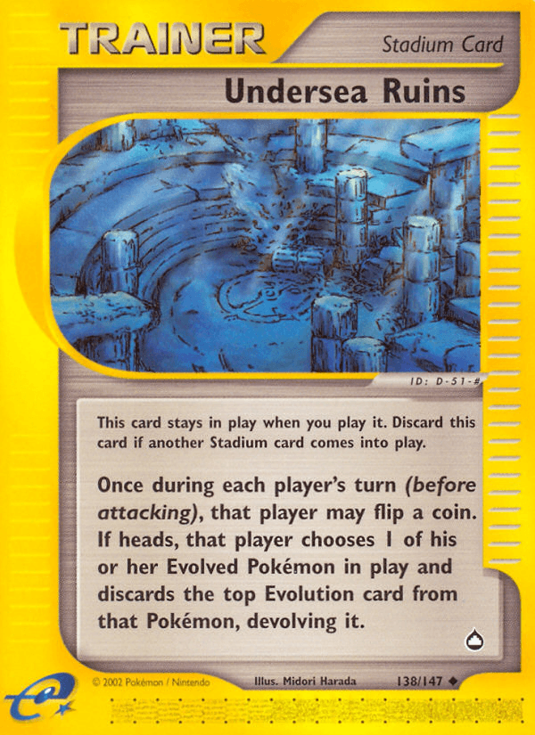 Undersea Ruins, kortbilde fra pokemontcg.io
