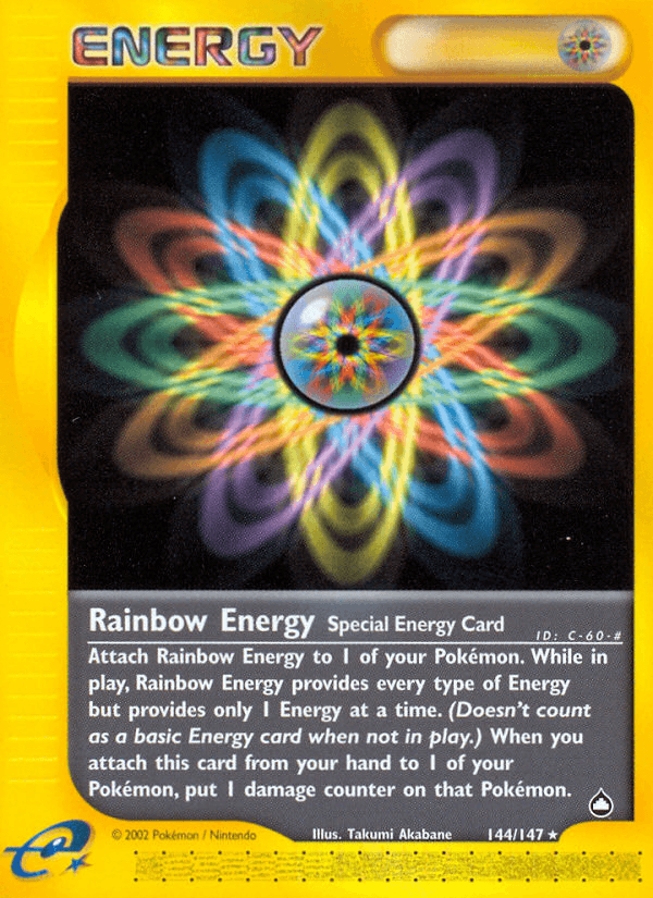 Rainbow Energy, kortbilde fra pokemontcg.io