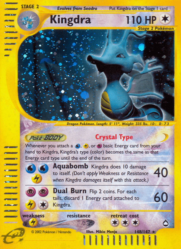 Kingdra, kortbilde fra pokemontcg.io