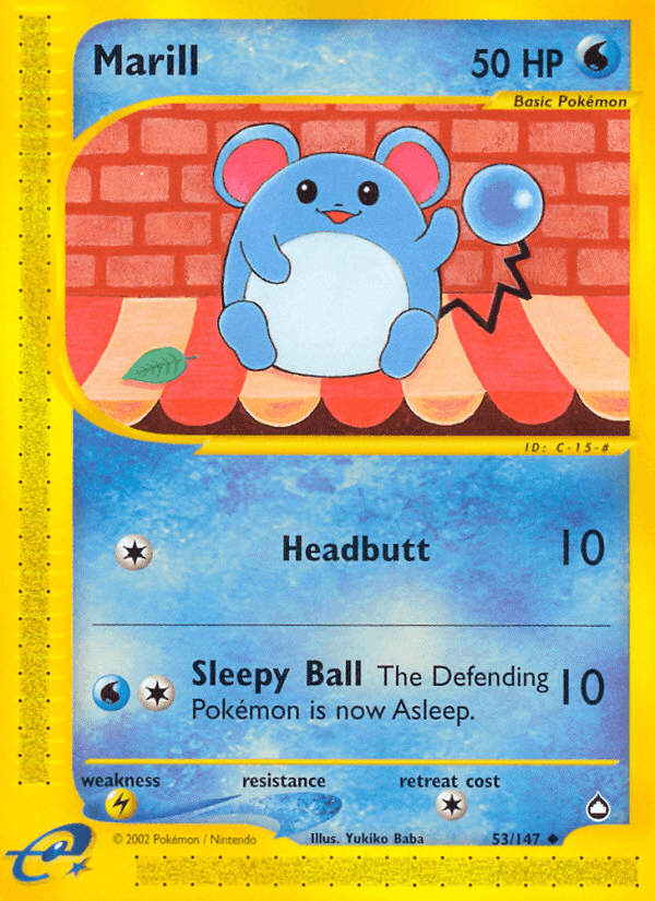 Marill, kortbilde fra pokemontcg.io