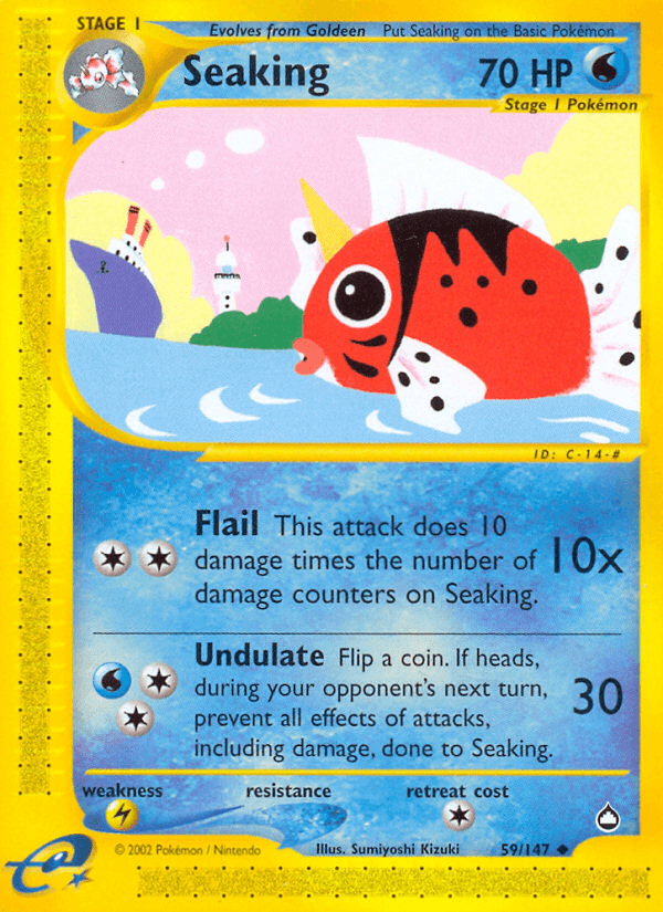 Seaking, kortbilde fra pokemontcg.io