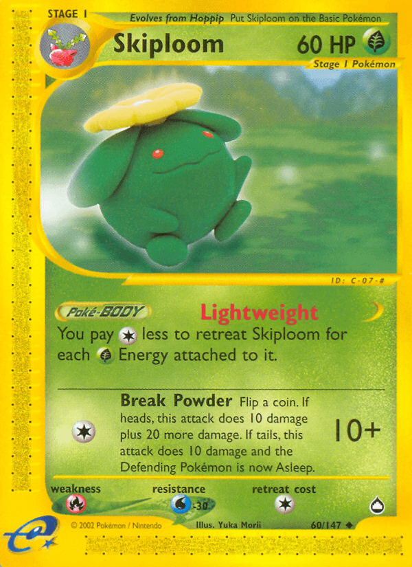 Skiploom, kortbilde fra pokemontcg.io