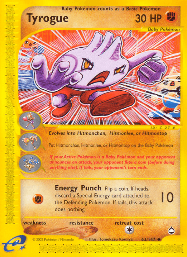 Tyrogue, kortbilde fra pokemontcg.io