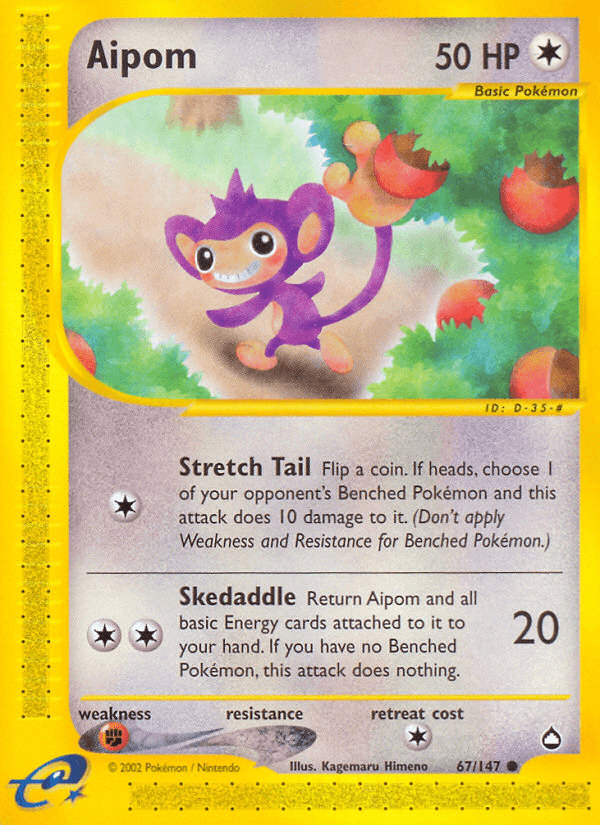 Aipom, kortbilde fra pokemontcg.io