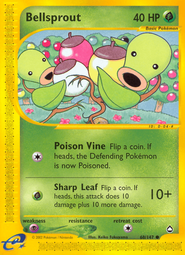 Bellsprout, kortbilde fra pokemontcg.io
