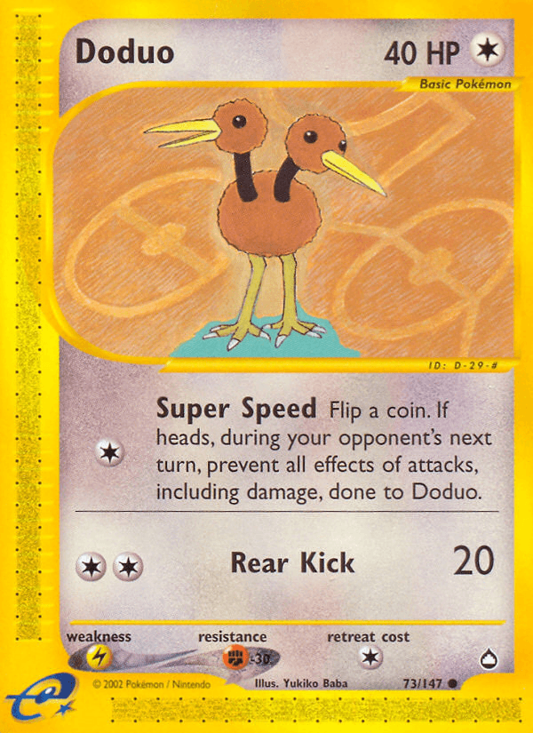 Doduo, kortbilde fra pokemontcg.io
