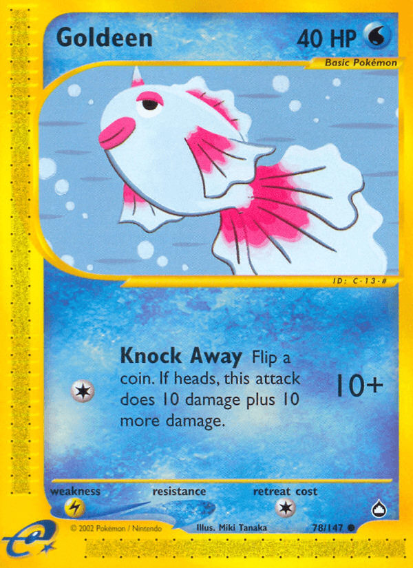 Goldeen, kortbilde fra pokemontcg.io