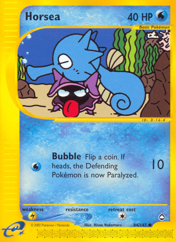 Horsea, kortbilde fra pokemontcg.io
