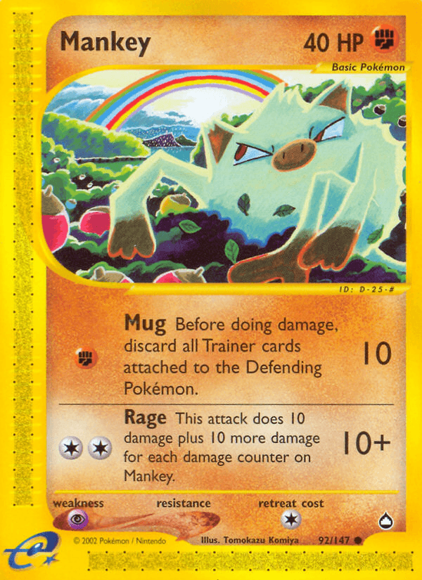 Mankey, kortbilde fra pokemontcg.io