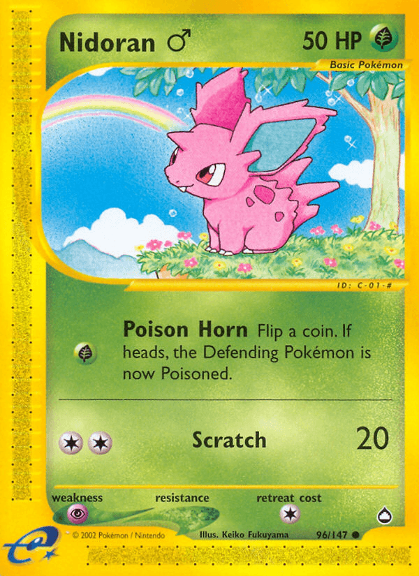 Nidoran ♂, kortbilde fra pokemontcg.io