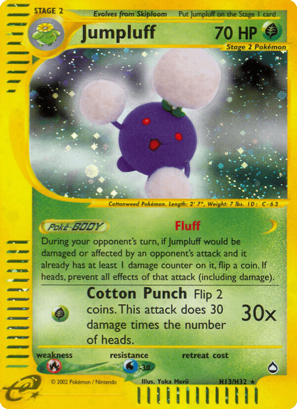 Jumpluff, kortbilde fra pokemontcg.io