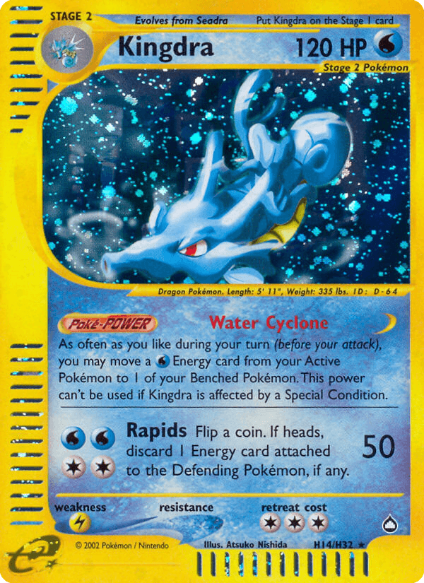 Kingdra, kortbilde fra pokemontcg.io