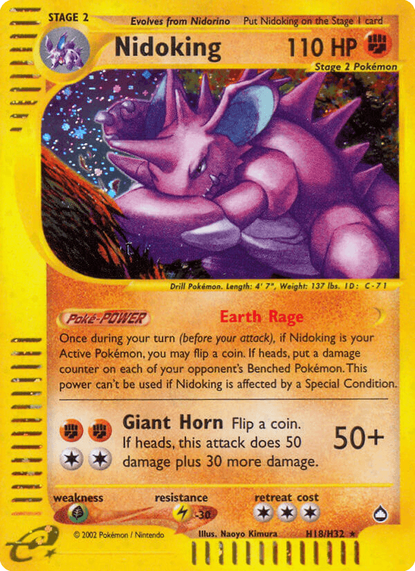 Nidoking, kortbilde fra pokemontcg.io