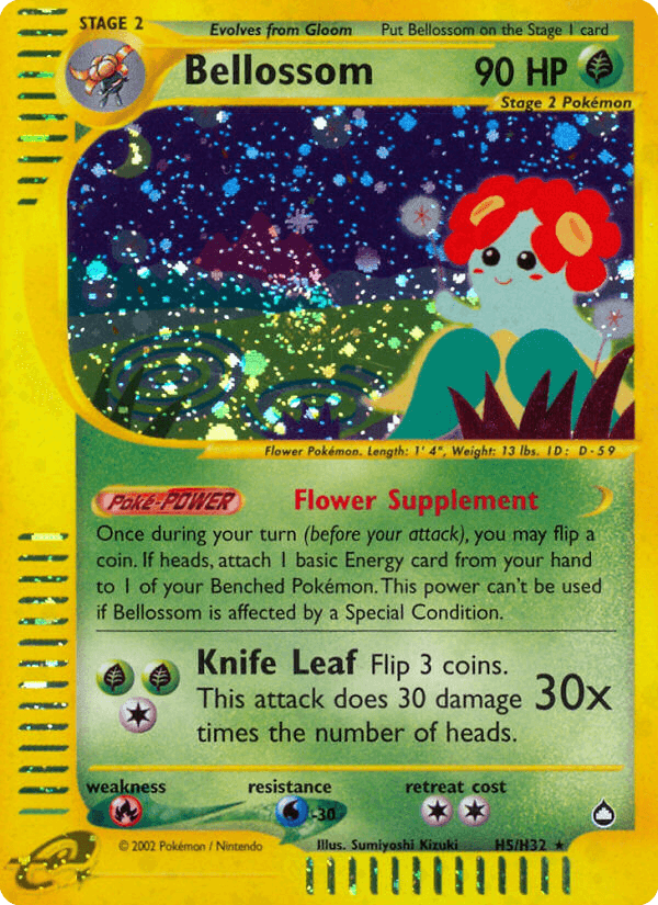 Bellossom, kortbilde fra pokemontcg.io