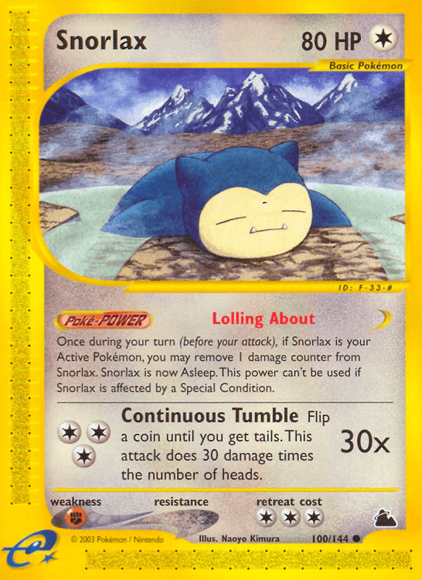 Snorlax, kortbilde fra pokemontcg.io
