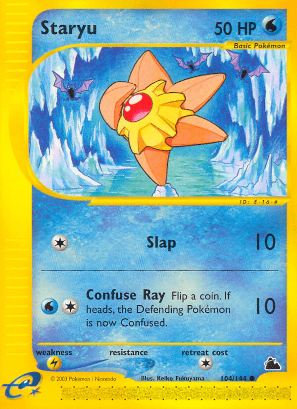 Staryu, kortbilde fra pokemontcg.io