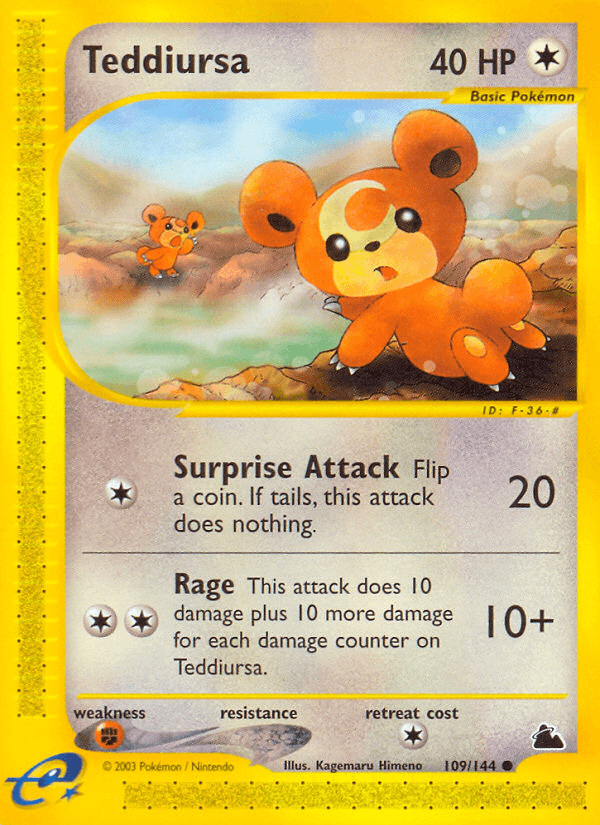 Teddiursa, kortbilde fra pokemontcg.io