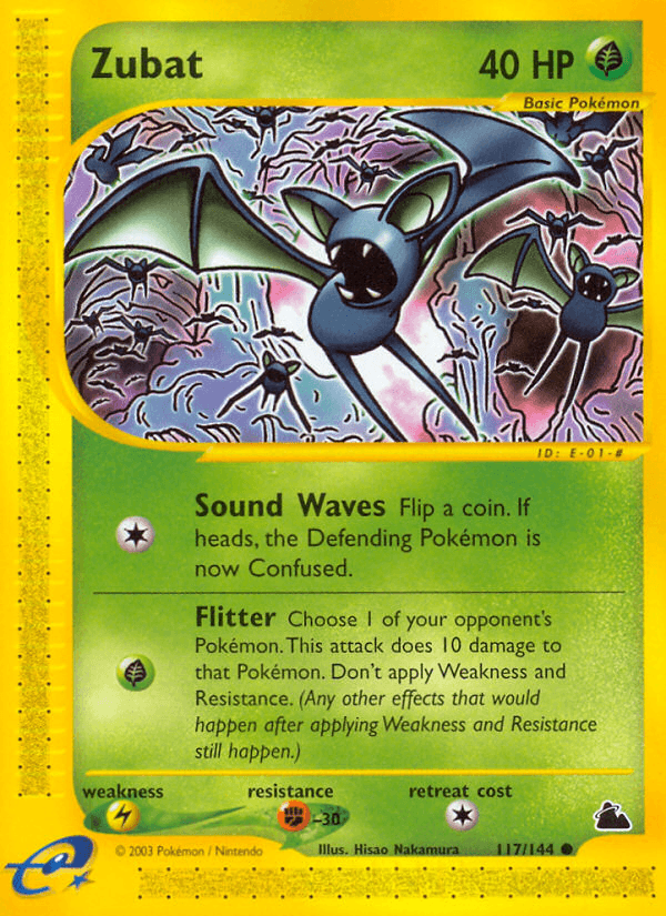 Zubat, kortbilde fra pokemontcg.io