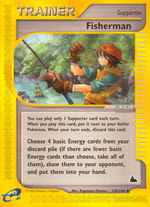 Fisherman, kortbilde fra pokemontcg.io