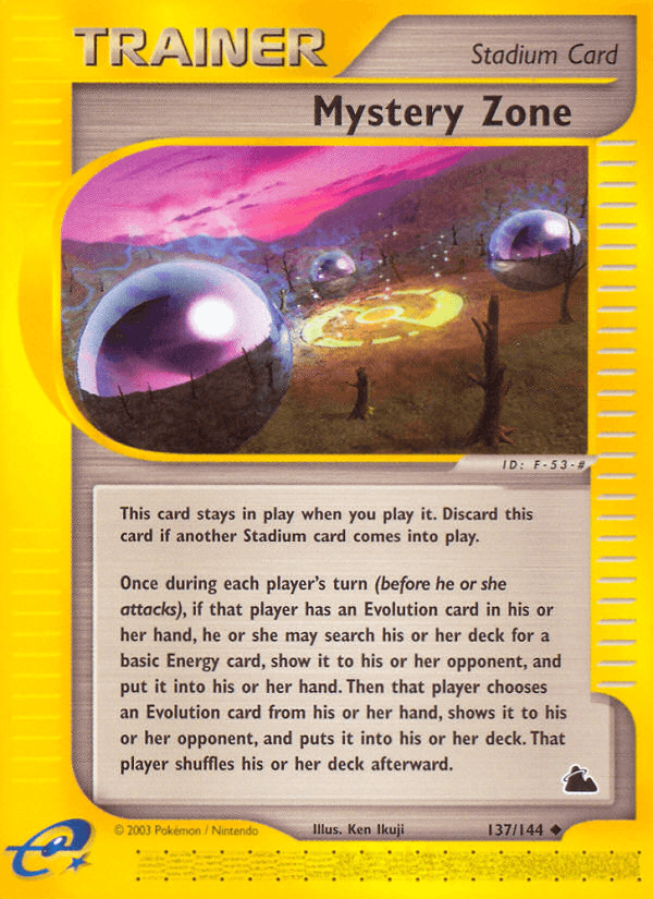 Mystery Zone, kortbilde fra pokemontcg.io