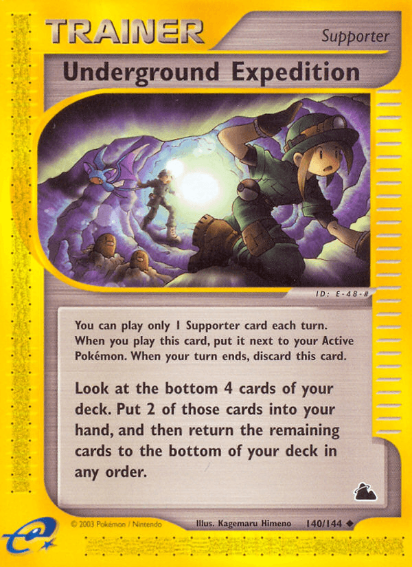 Underground Expedition, kortbilde fra pokemontcg.io