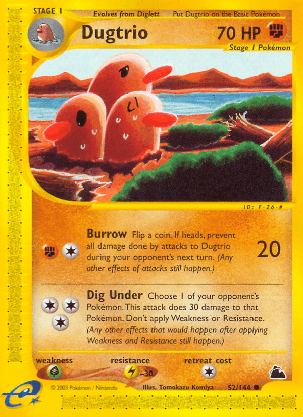 Dugtrio, kortbilde fra pokemontcg.io