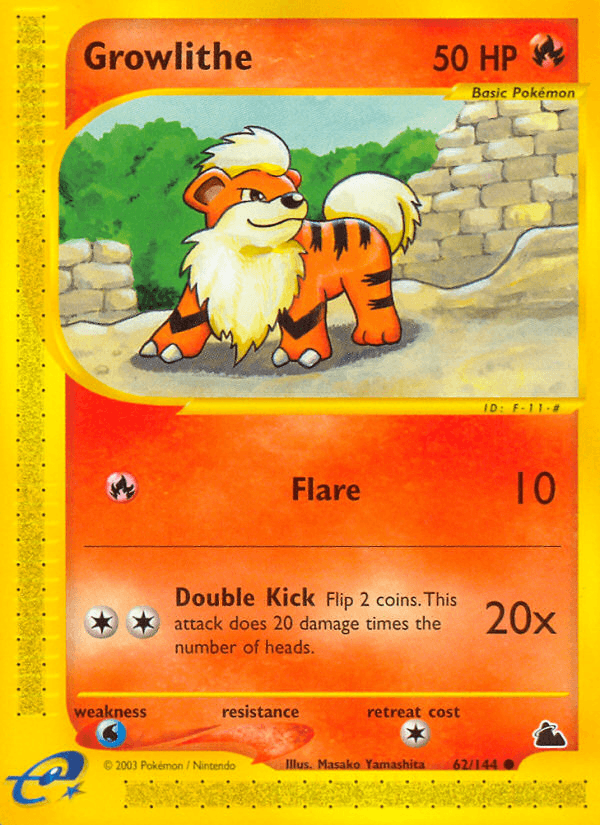 Growlithe, kortbilde fra pokemontcg.io