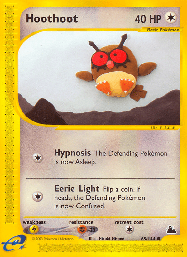 Hoothoot, kortbilde fra pokemontcg.io