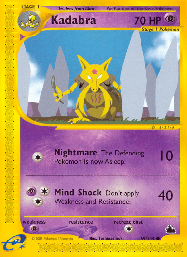 Kadabra, kortbilde fra pokemontcg.io