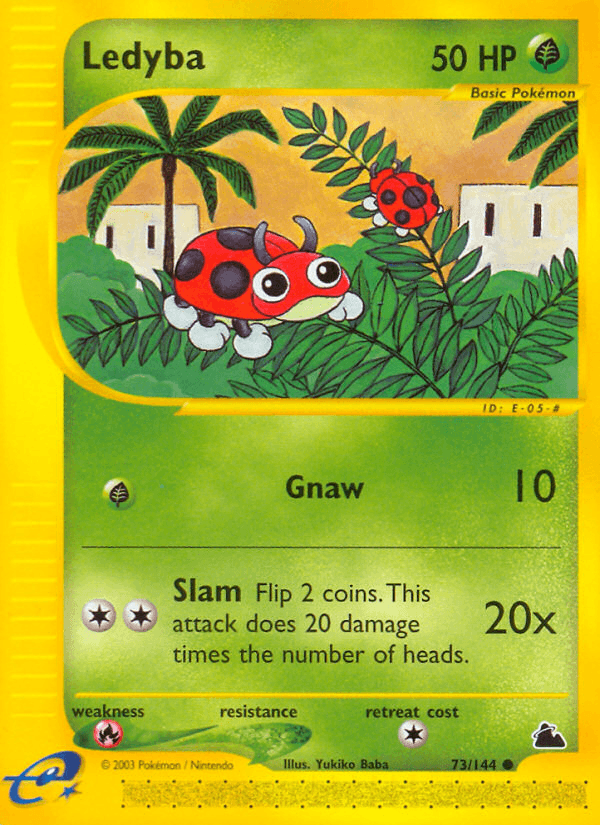 Ledyba, kortbilde fra pokemontcg.io