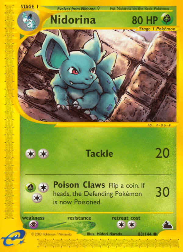 Nidorina, kortbilde fra pokemontcg.io